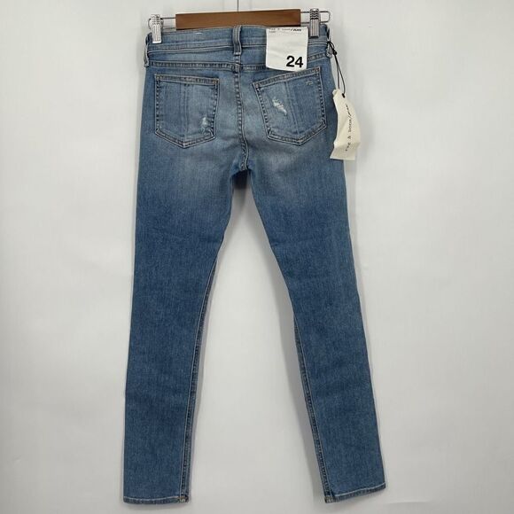 Rag & bone Gunner Distressed Capri Jeans size 24 - Picture 2 of 6